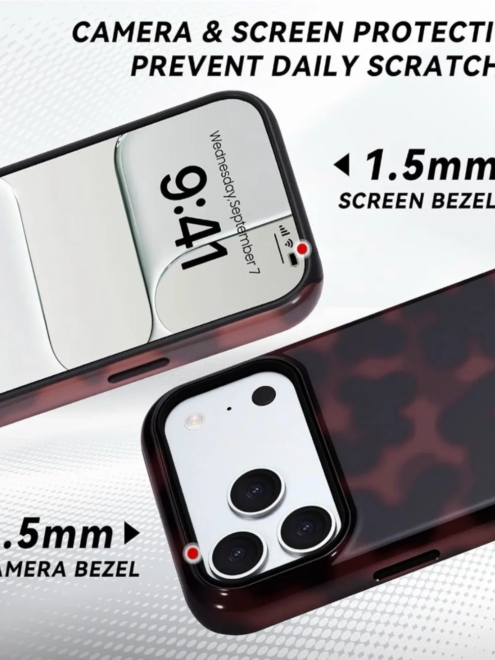 NEW! iPhone 17 Pro Case Tortoiseshell MagSafe-Compatible Dual-Layer Shockproof